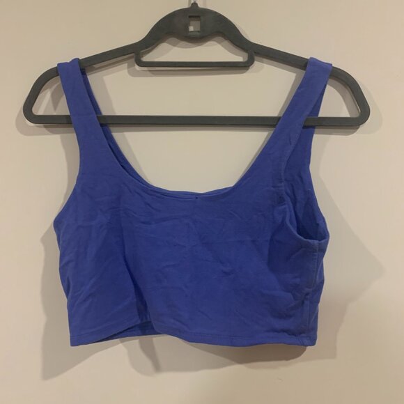Blue cropped tank - Picture 2 of 2